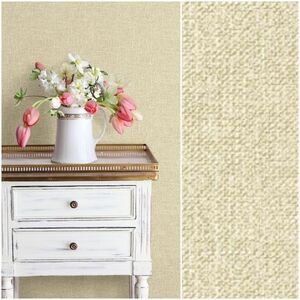 Wallpaper Waylon Faux Fabric Beige